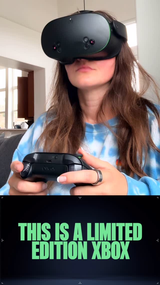 Instagram post by @jennaezarik for Meta Quest. Caption reads: 🎮 Check out the new, limited-edition @metaquest....