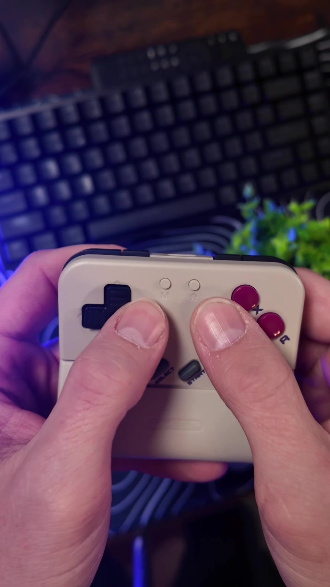 TikTok post by @toddtronics for GameSir. Caption reads: Gamesir pocket taco is a Bluetooth [...].