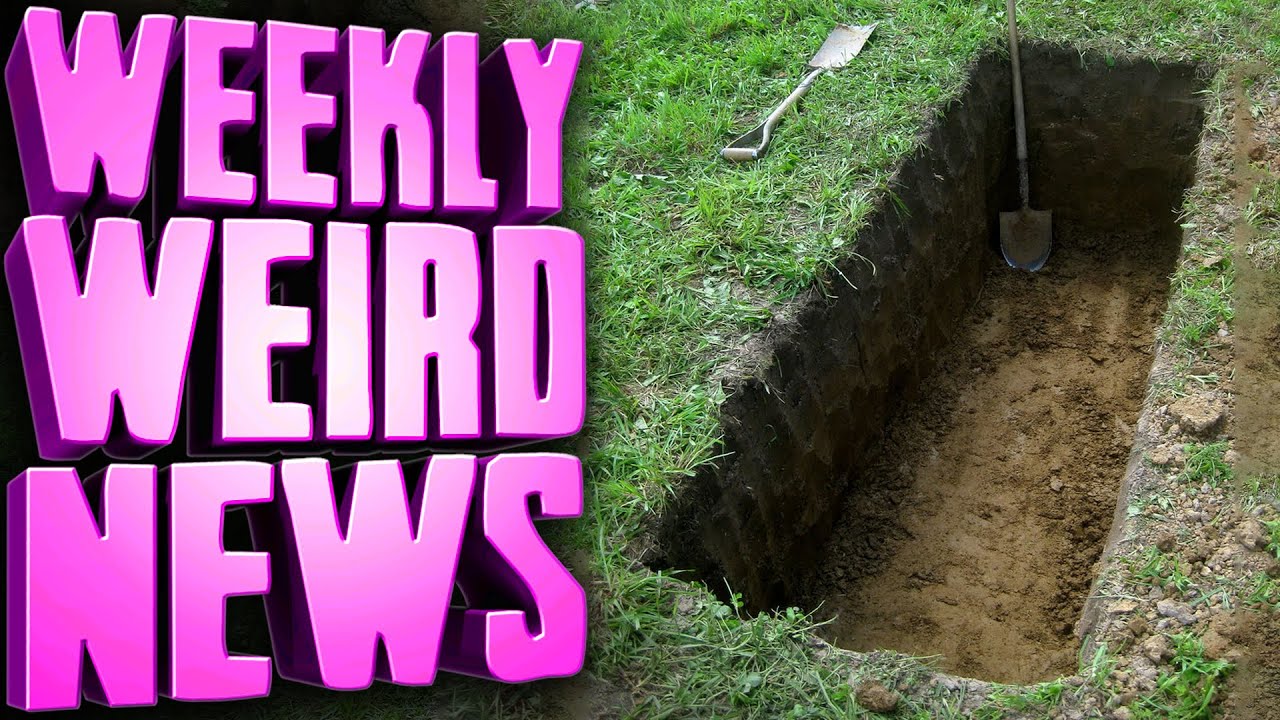 YouTube post by @InternetTodayTV for NBC News. Caption reads: The World Cup of Grave Digging - Weekly Weird News.