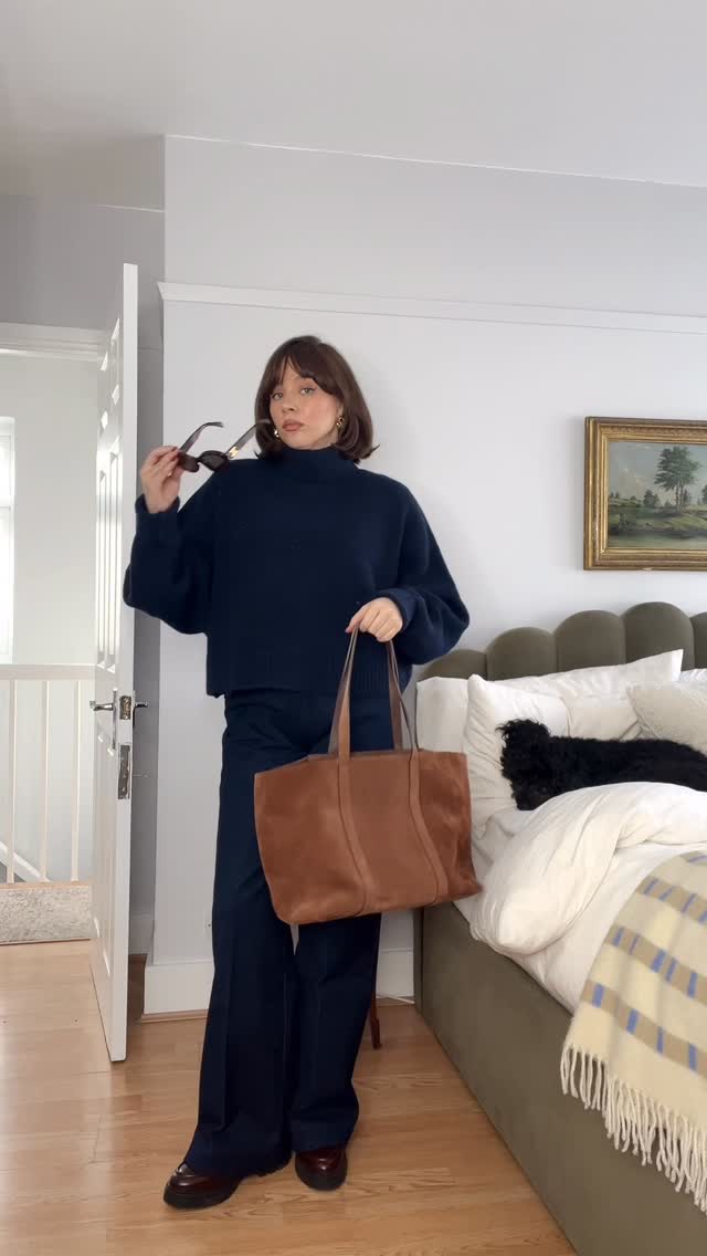 Instagram post by @gabie.godfrey for Sezane. Caption reads: What I picked from Sezane and how it styling it!....