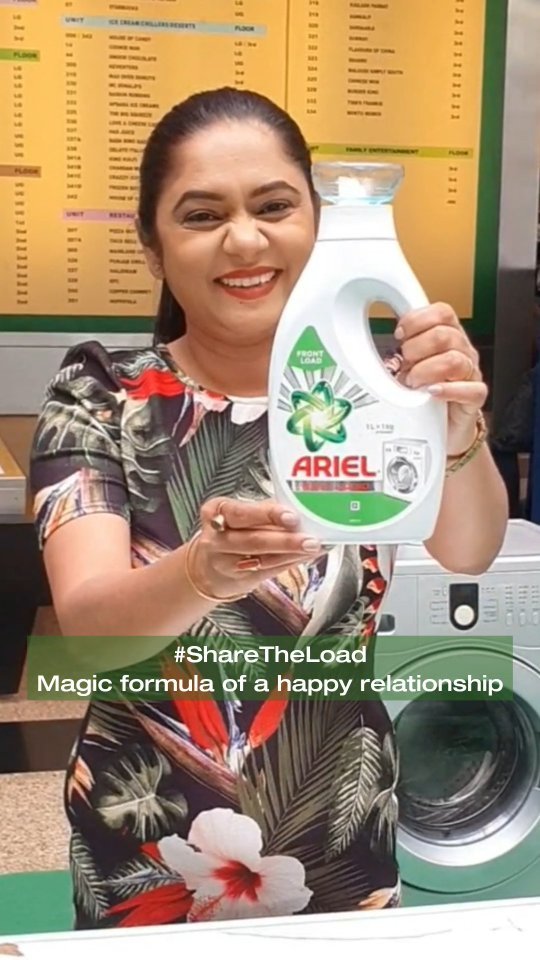 Instagram post by @crazy_busy_mom for Ariel India. Caption reads: "I recently came across this campaign by....