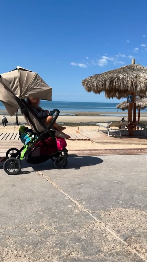 Instagram post by @the_stroller_mom for Inglesina. Caption reads: Inglesina Quid 3 Travel Stroller! Comment for the....