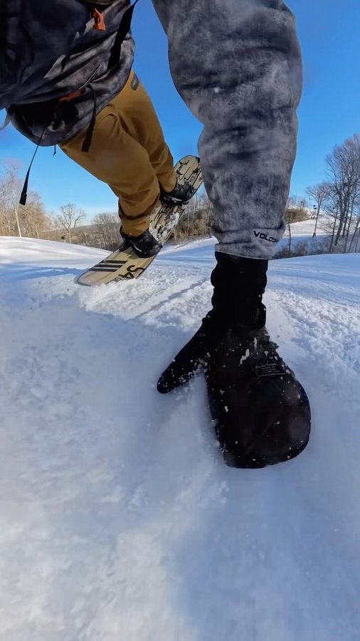 Instagram post by @boardsbikesandhikes for Gilson Snow. Caption reads: My initial thoughts on my new GILSON Duel....