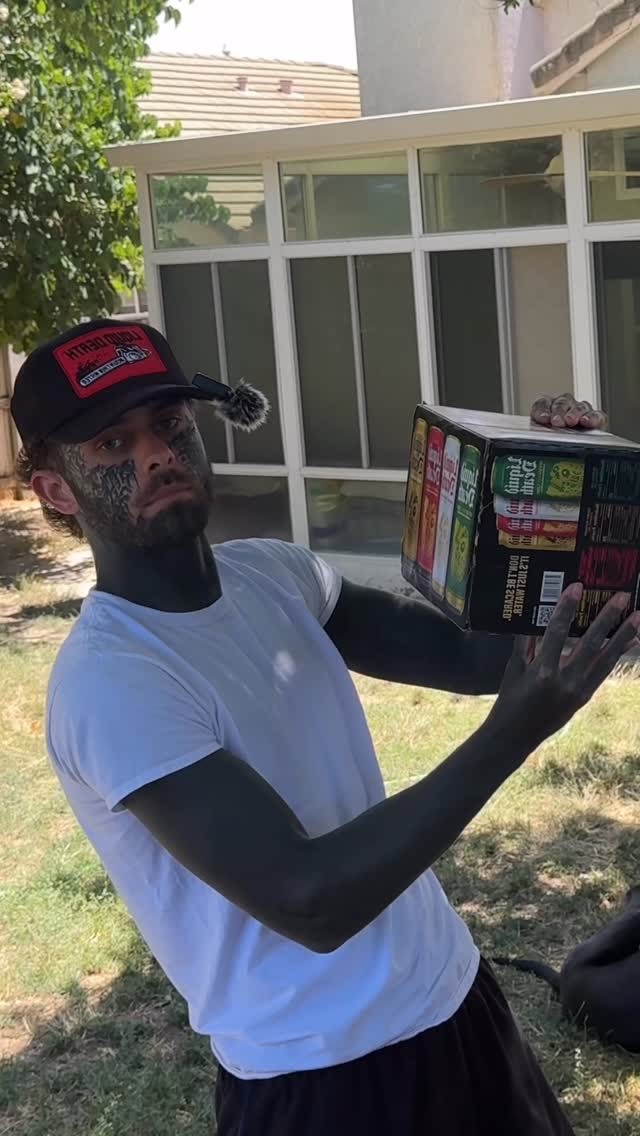 Instagram post by @kydsway for Liquid Death. Caption reads: 345 days sober and counting.