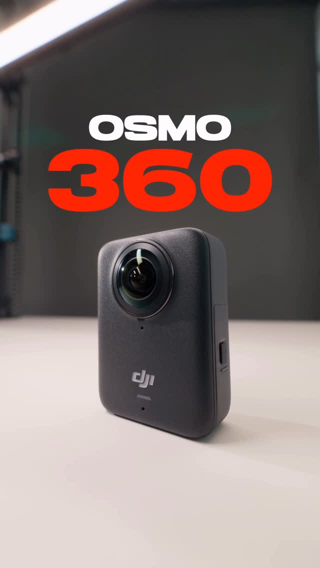 Instagram post by @willbwrs for DJI. Caption reads: The DJI Osmo 360 just changed the game for action....
