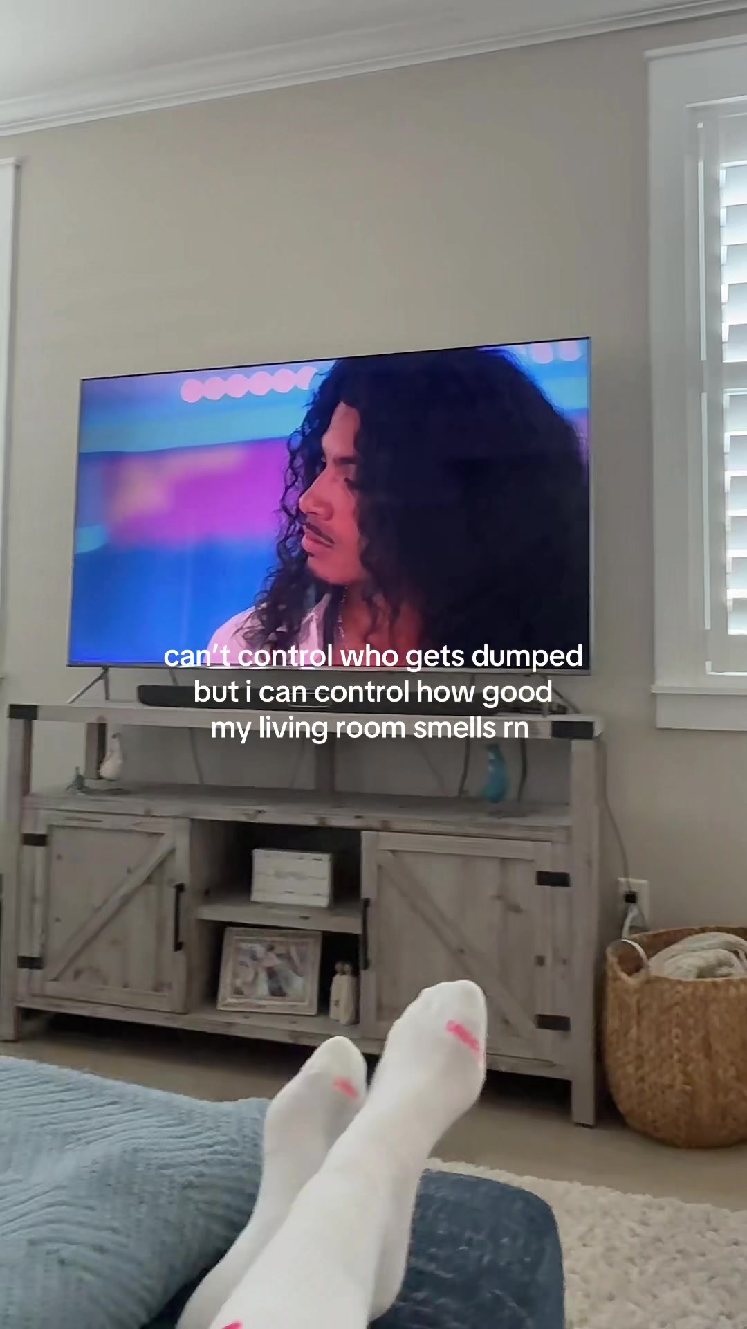 TikTok post by @m_shelll for Aroma360. Caption reads: [...] probably smells better than the villa....