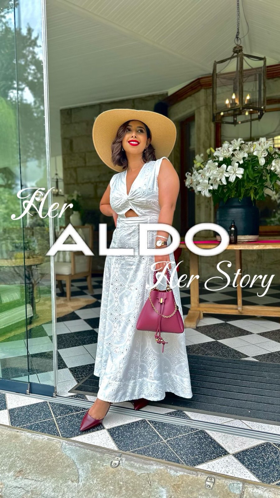 Instagram post by @sash_lives_life for ALDO Shoes. Caption reads: From shy steps to bold strides, Sash’s journey is....