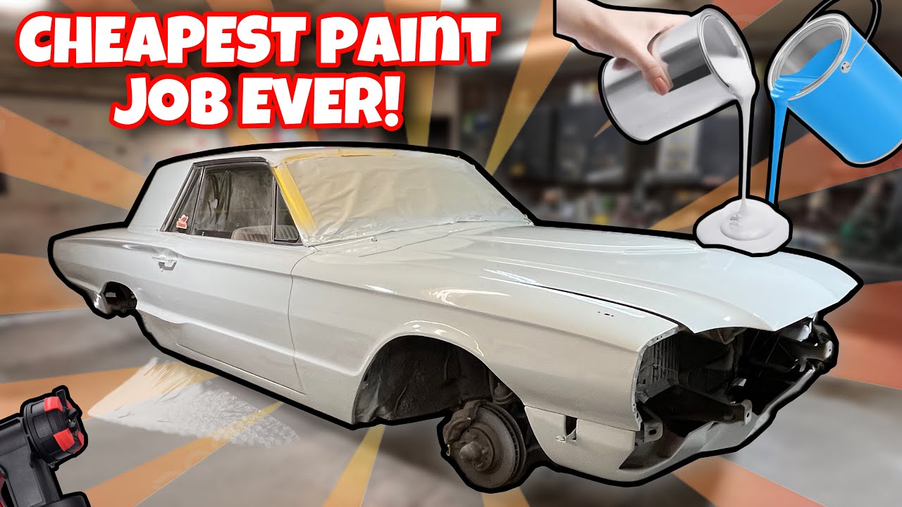 YouTube post by @CaseysCustoms for DraftKings. Caption reads: $20 DOLLAR PAINT JOB! CAN YOU MIX CHEAP USED....
