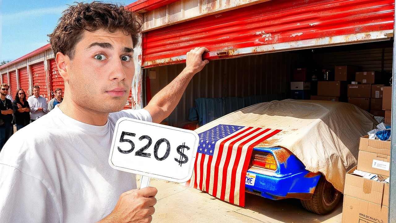 YouTube post by @rubenholg for Revolut. Caption reads: I went to Buy Abandoned Storage Units.