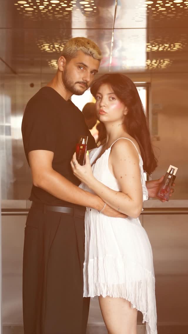 Instagram post by @lorevsn for Avon Romania. Caption reads: Voi doi. O atingere. O privire. Attraction....