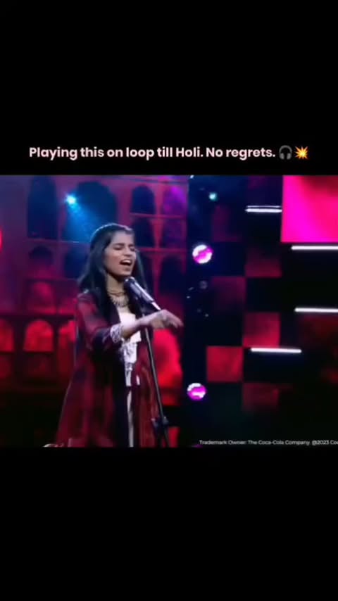Instagram post by @karachi___yadav for Coke Studio Bharat. Caption reads: Get colorful with Holi 🤩 #CokeStudioBharat....