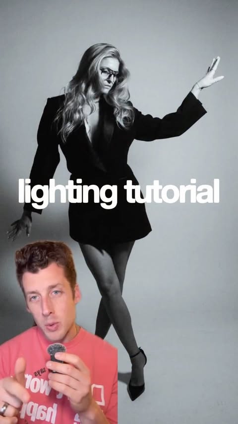 Instagram post by @garrettking.co for Aputure. Caption reads: [...] single continuous light - thank you to....