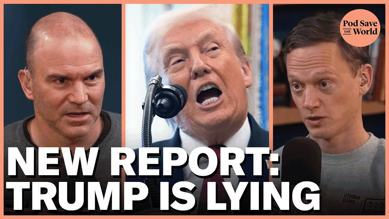 YouTube post by @podsavetheworld for Quince. Caption reads: New Report Exposes Trump’s Dangerous Foreign....