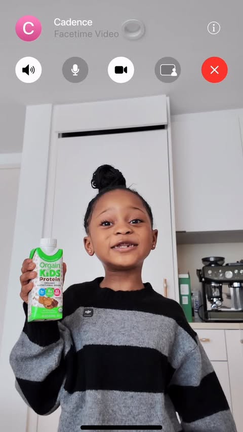 Instagram post by @stehfuhnee_ for Orgain. Caption reads: [...] up your 2026 morning routine by adding....