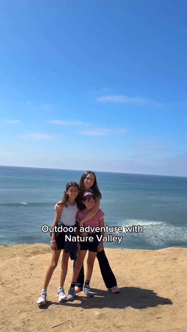 Instagram post by @aly.andco for Nature Valley. Caption reads: We love an outdoor adventure and coastal hikes....