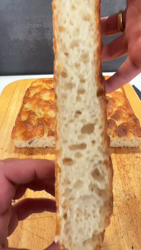 Instagram post by @pizzarosha for Ooni. Caption reads: Golden pillow 

Soroush focaccia fresh from the....