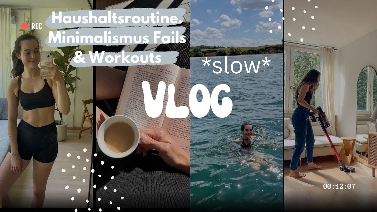 YouTube post by @EINFACHLEICHTER for everdrop. Caption reads: Vlog| Haushaltsroutine im Alltag, Workouts und....