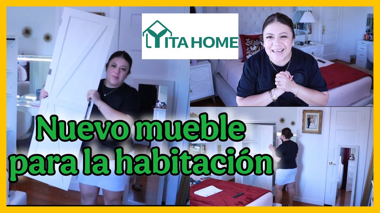 YouTube post by @lacruzvlogs2569 for Fetch. Caption reads: Miren el nuevo mueble para mi habitacion YITAHOME.