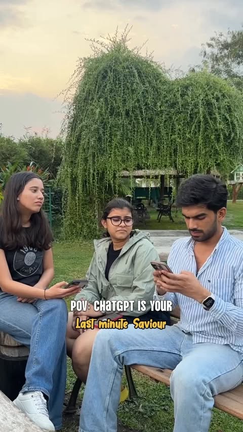 Instagram post by @yaaakrish for OpenAI. Caption reads: Agar kuch bhi ho toh chat gpt go 
ChatGPT go is....