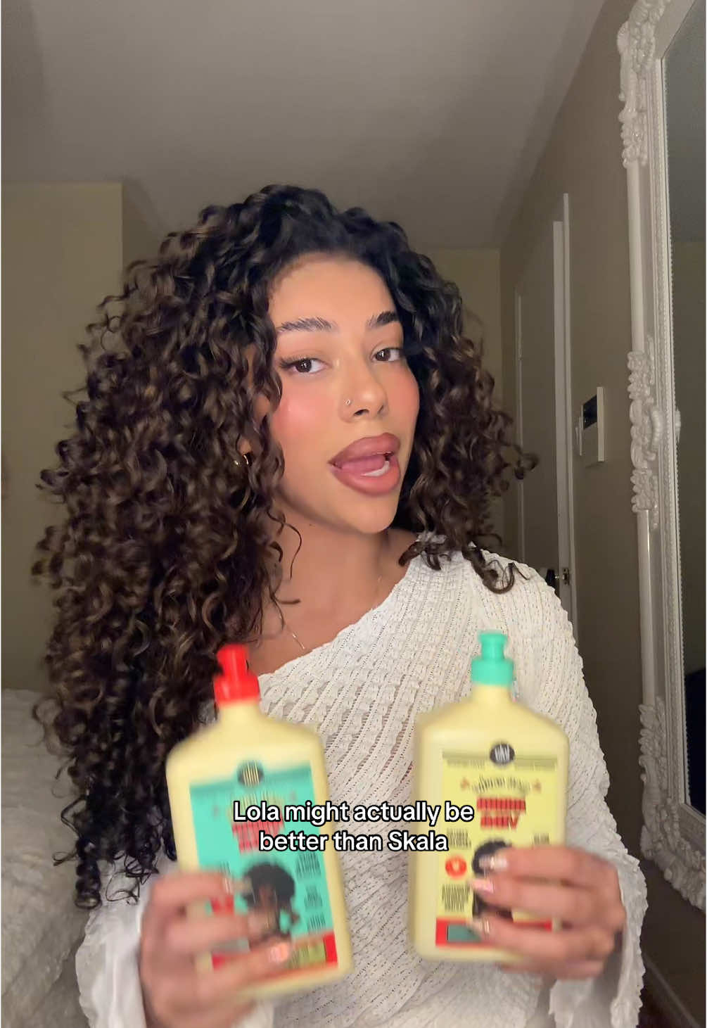 TikTok post by @emily.demian for Lemme. Caption reads: [...] Lovers and Friends @Lola From Rio USA ....