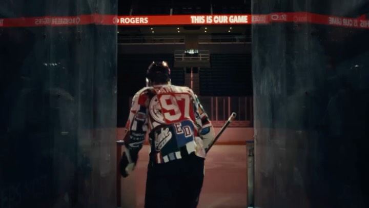 Instagram post by @mcdavid97 for Rogers. Caption reads: [...] tells a story. Together, they tell ours.....