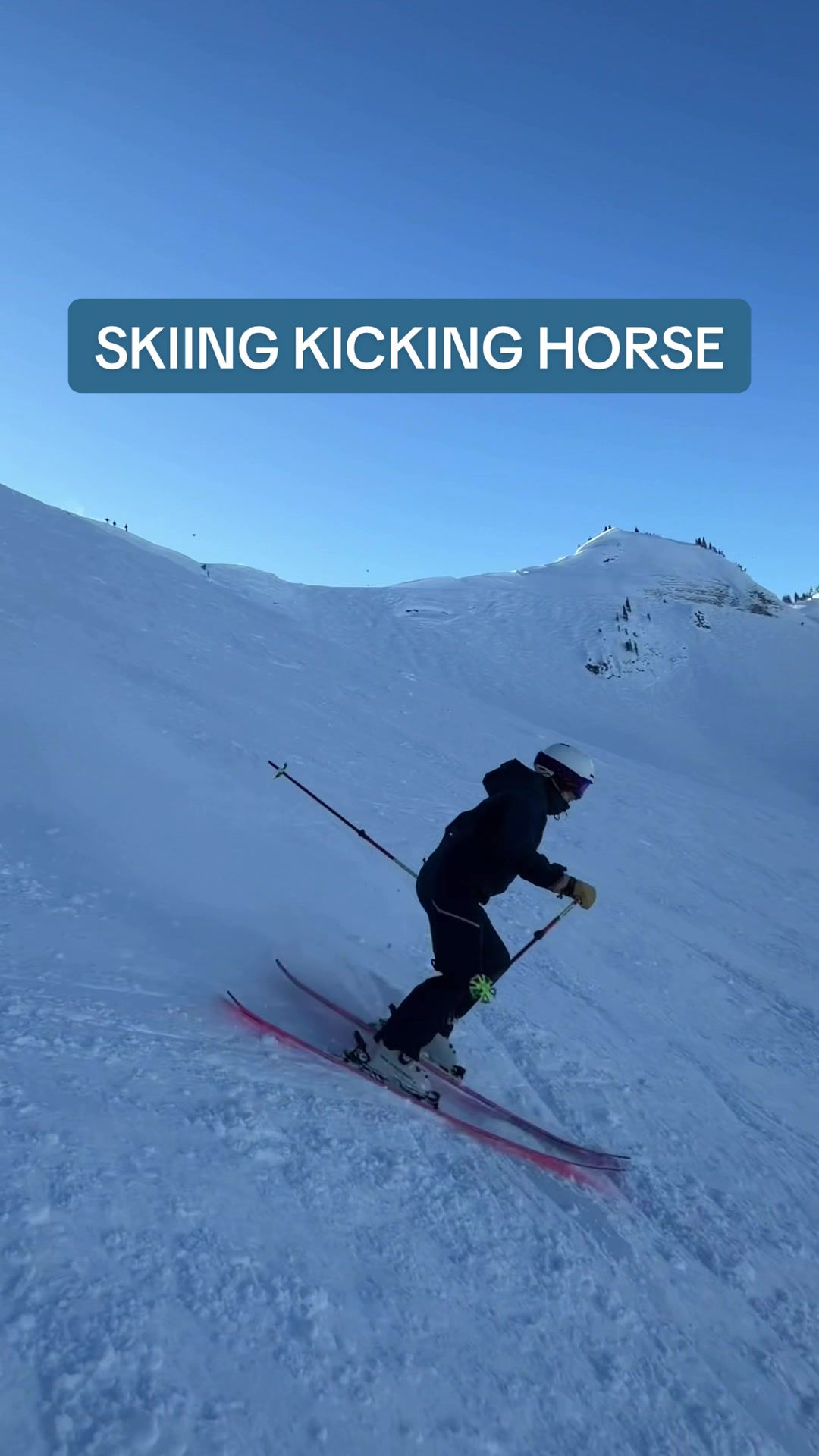 TikTok post by @grace_donner for Epic Pass. Caption reads: [...] Rockies that you can ski with your @epicpass....