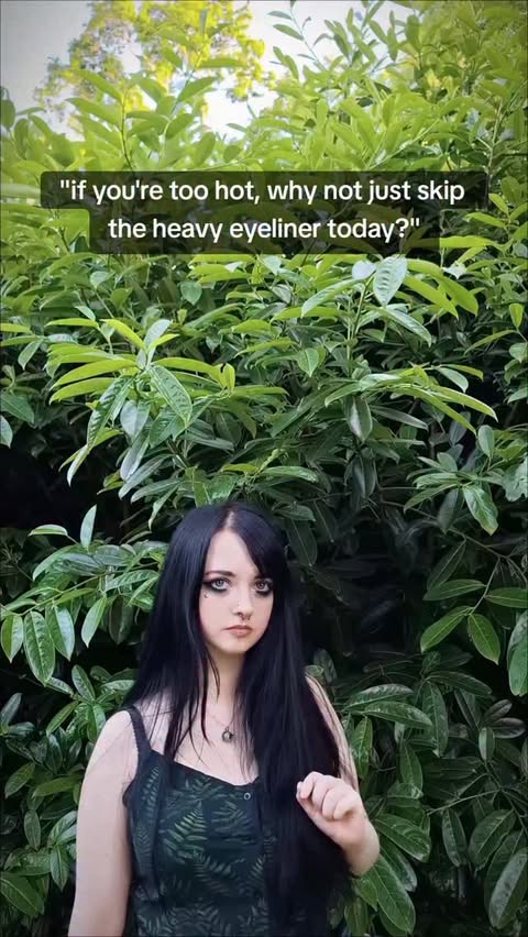 Instagram post by @xhalloweeniex for KILLSTAR. Caption reads: Absolutely not??? 🖐️🙄 AD @killstar 🌿 . . . . .....