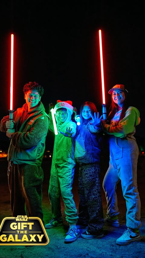 Instagram post by @partyof4sometimes2 for Star Wars. Caption reads: [...] the holidays ✨ GIFT THE GALAXY: STAR WARS ✨....