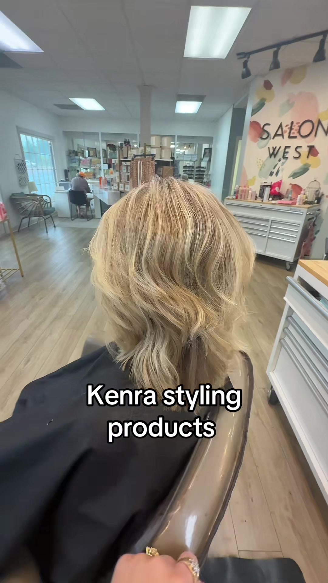 TikTok post by @karaparker000 for Kenra Professional. Caption reads: @Kenra Professional is one of our top sellers in....
