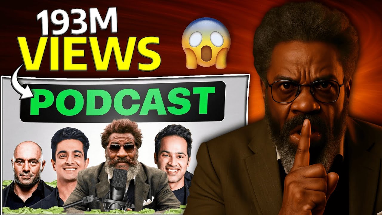 YouTube post by @AiDadaji for ElevenLabs. Caption reads: How to Generate Viral Podcast Shorts Using AI....