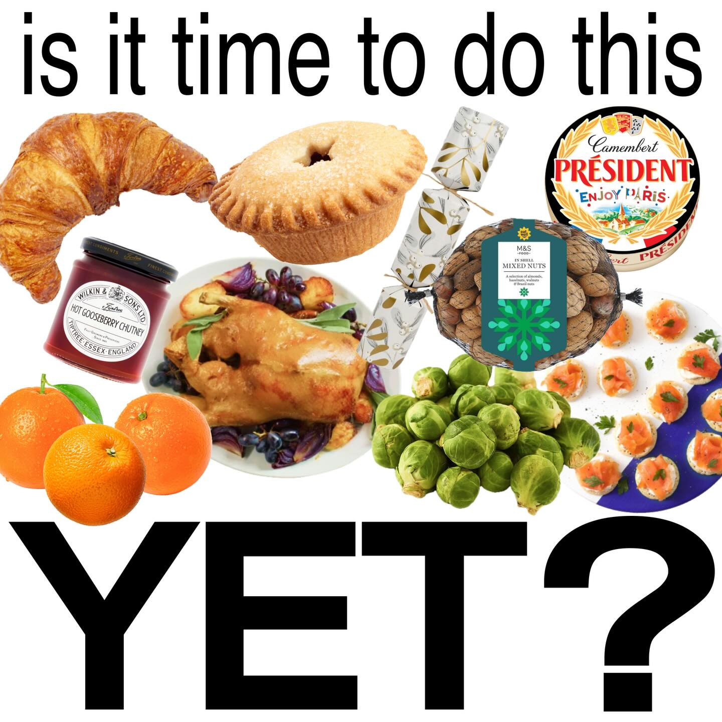 Instagram post by @real_housewives_of_clapton for Ocado. Caption reads: one way ticket to sprout city with @ocadouk ad.