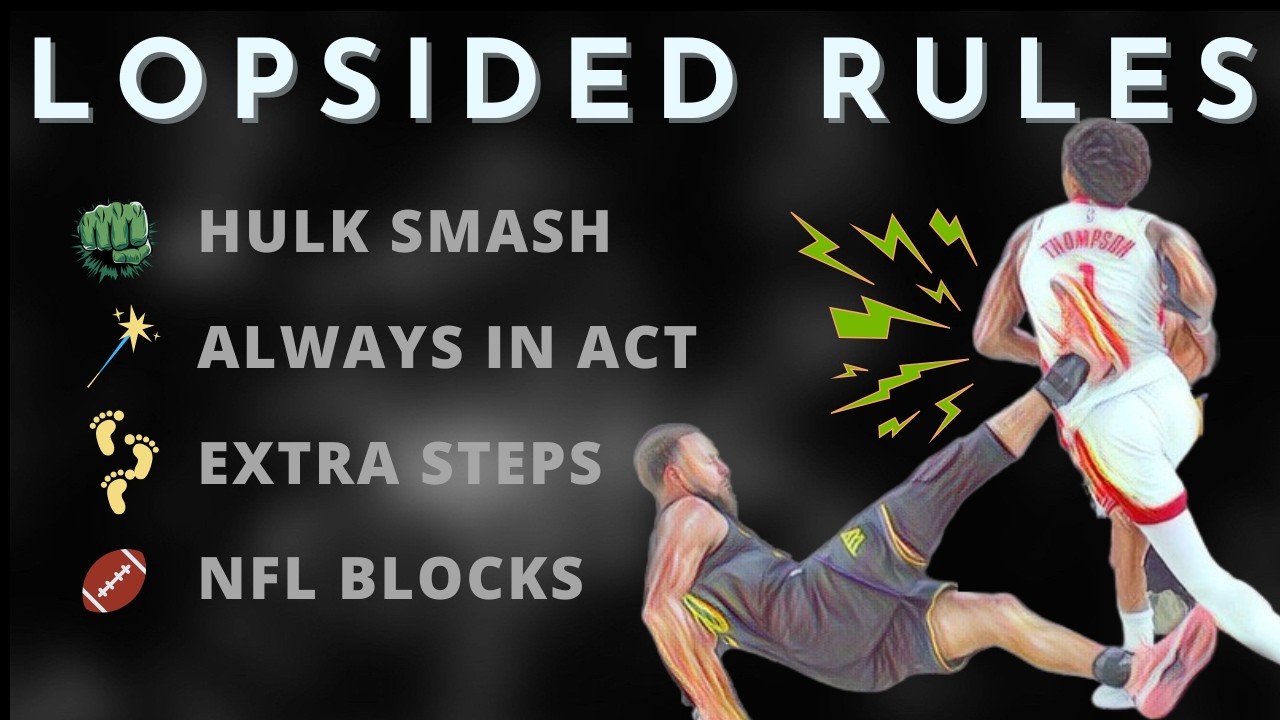 YouTube post by @ThinkingBasketball for ZipRecruiter. Caption reads: The NBA is letting offenses do whatever they want.