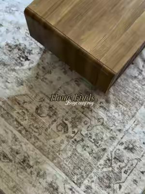 TikTok post by @marie4hunnid for MontVoo Rugs. Caption reads: [...] + practical addition to our space.....