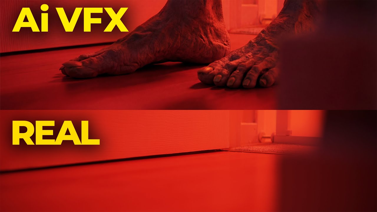 YouTube post by @_jonkent for Dehancer. Caption reads: How I Combine Real Footage and Ai in Filmmaking....