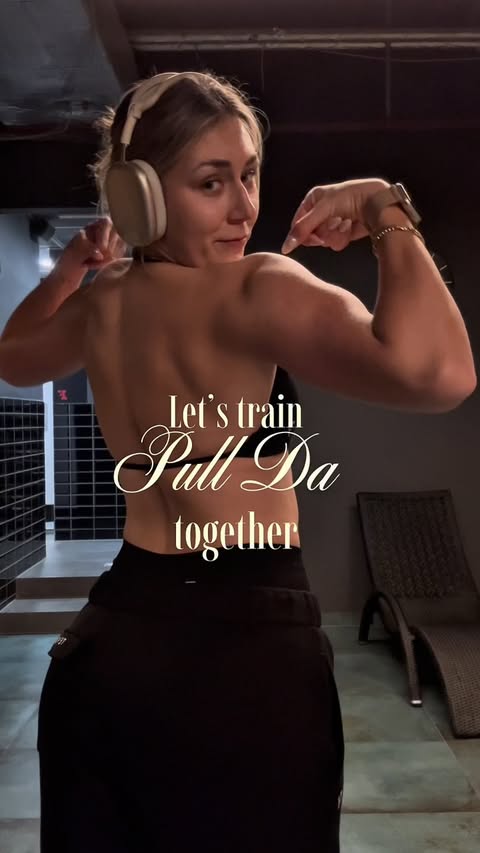 Instagram post by @liftwithannah for Teveo. Caption reads: Outfit: @teveo Lift Kollektion (code:....