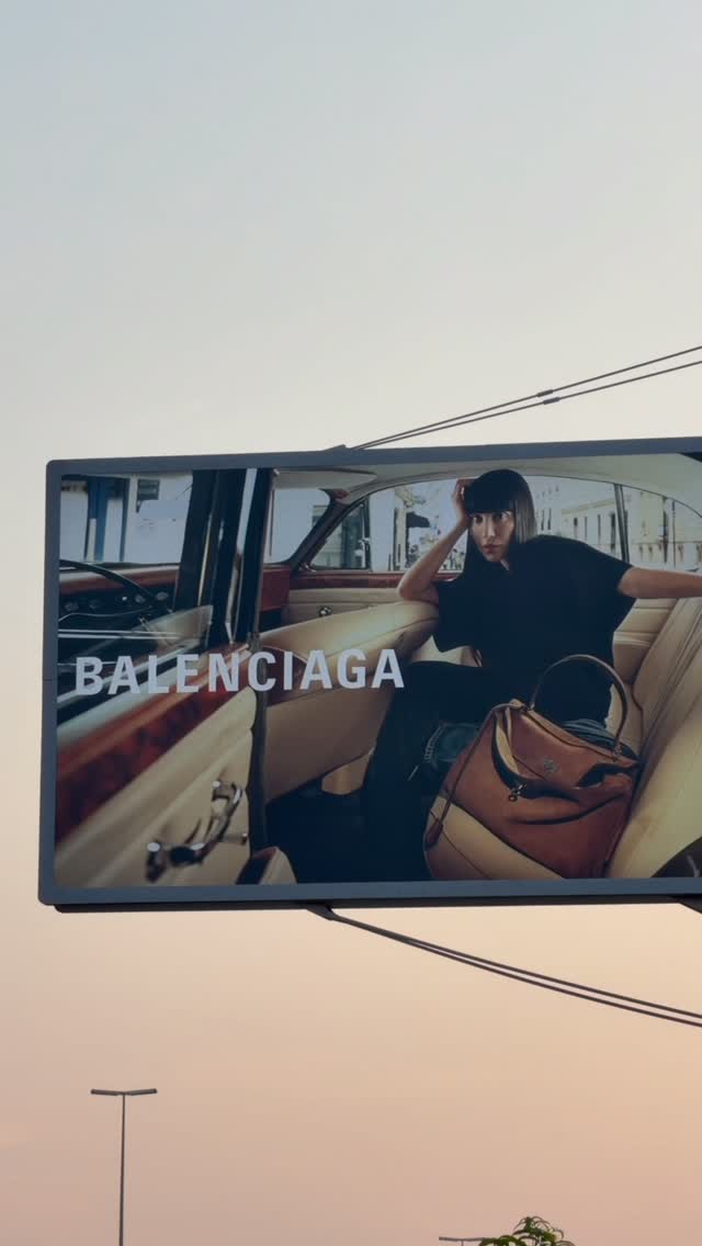 Instagram post by @danahourani for Balenciaga. Caption reads: Grateful to be part of this @balenciaga campaign,....