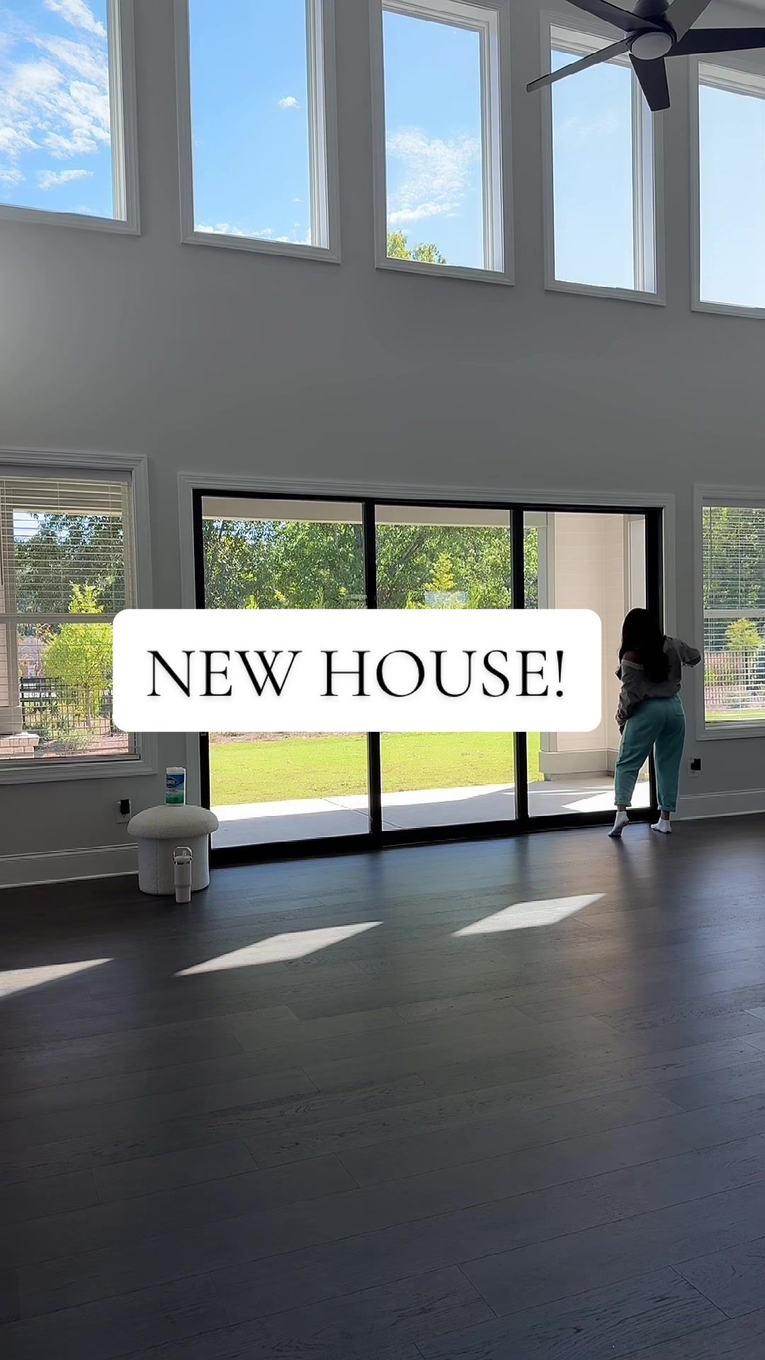 TikTok post by @quirenea for Clorox. Caption reads: SO EXCITED FOR THIS NEW CHAPTER OF MY LIFE 🏠....