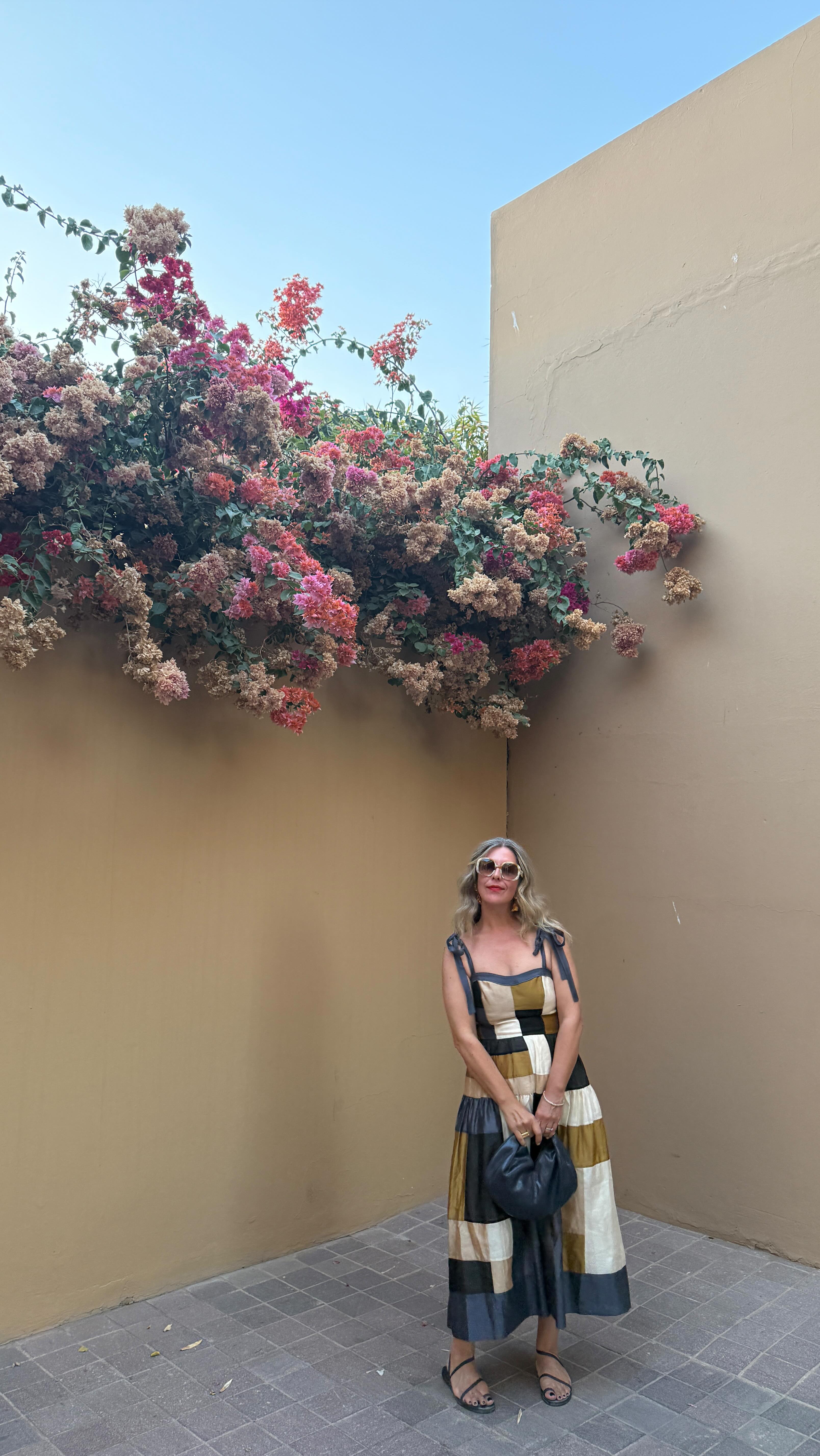 Instagram post by @erica_davies for Mandarin Oriental. Caption reads: [AD hosted stay] Three nights at the @mo_marrakech....