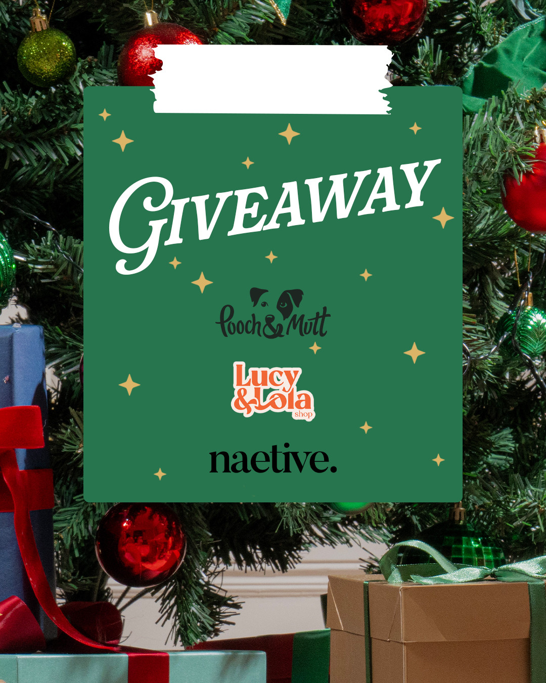 Instagram post by @thelucyandlolashop for Pooch and Mutt. Caption reads: Win! ⁠
⁠
To celebrate the launch of our Christmas....