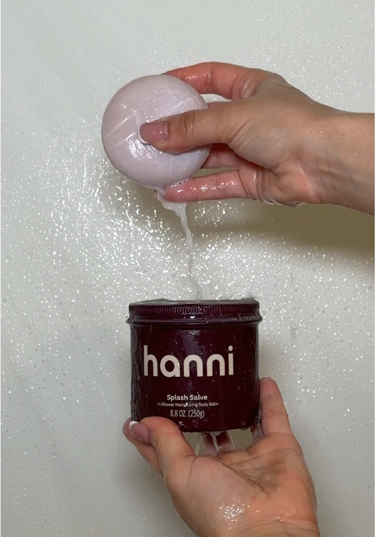 TikTok post by @fridasblanco for Hanni Bodycare. Caption reads: Best combo! @hanni smooth #ad #tiktokshop....