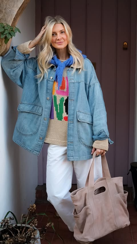 Instagram post by @carasuthers for Free People. Caption reads: Winter whites 🥰 Hope you’ve all had a lovely....