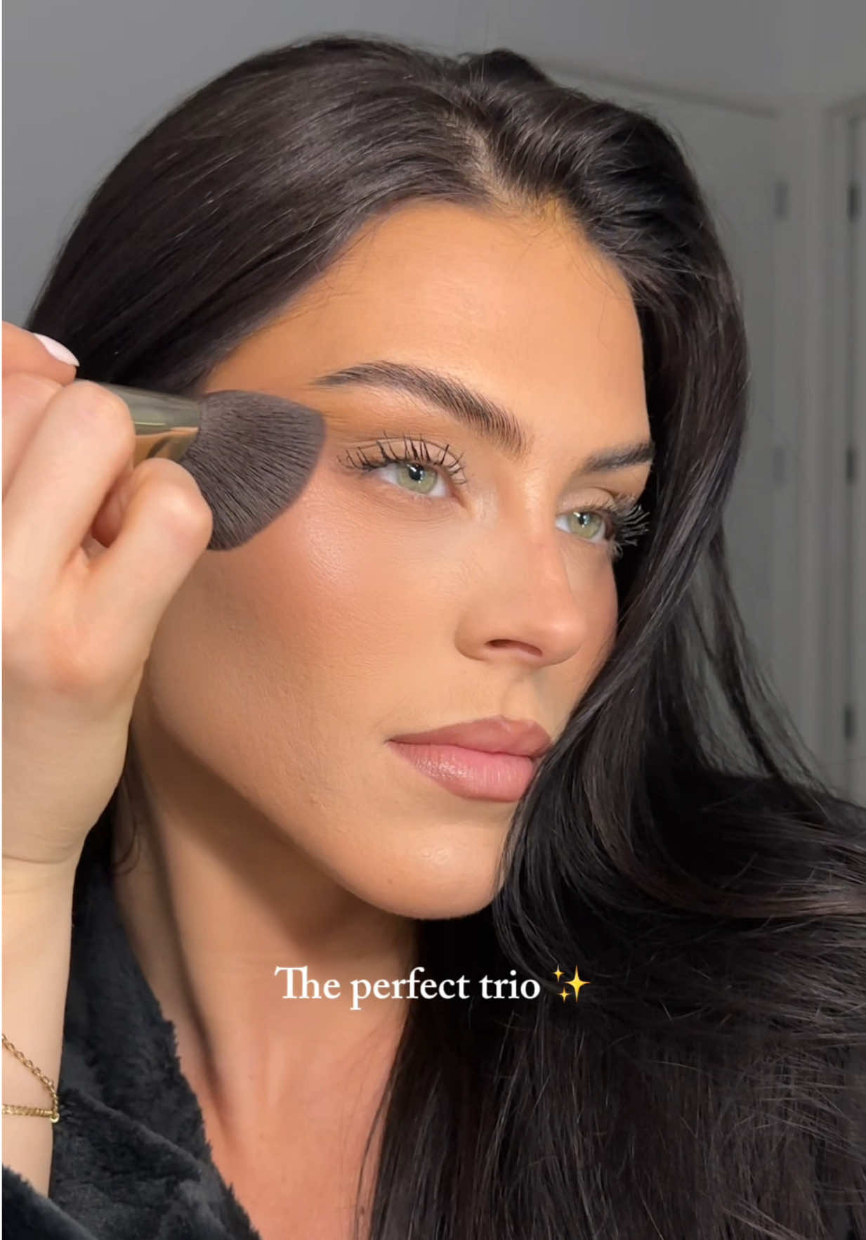TikTok post by @madisonmkrohn for Milani Cosmetics. Caption reads: [...] what else do you need?! @Milani Cosmetics....