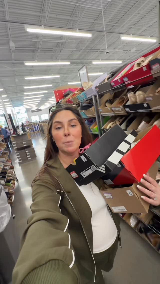 Instagram post by @katiesantry for DSW. Caption reads: Shoes are my weakness. I don’t need an expensive....