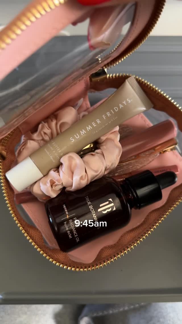 Instagram post by @tessalindsaygarcia for true Botanicals. Caption reads: Spend the day traveling to Toronto with me! Always....