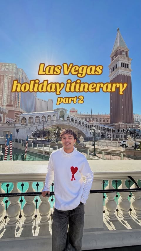Instagram post by an influencer for Las Vegas. Caption reads: [...] trip to Vegas! #Vegas #LasVegas....