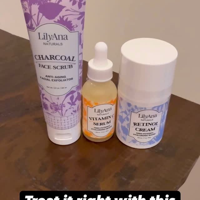 Instagram post by @seetheworldeatthefood for Lilyana Naturals. Caption reads: Get glowing, radiant skin with LilyAna Naturals!....