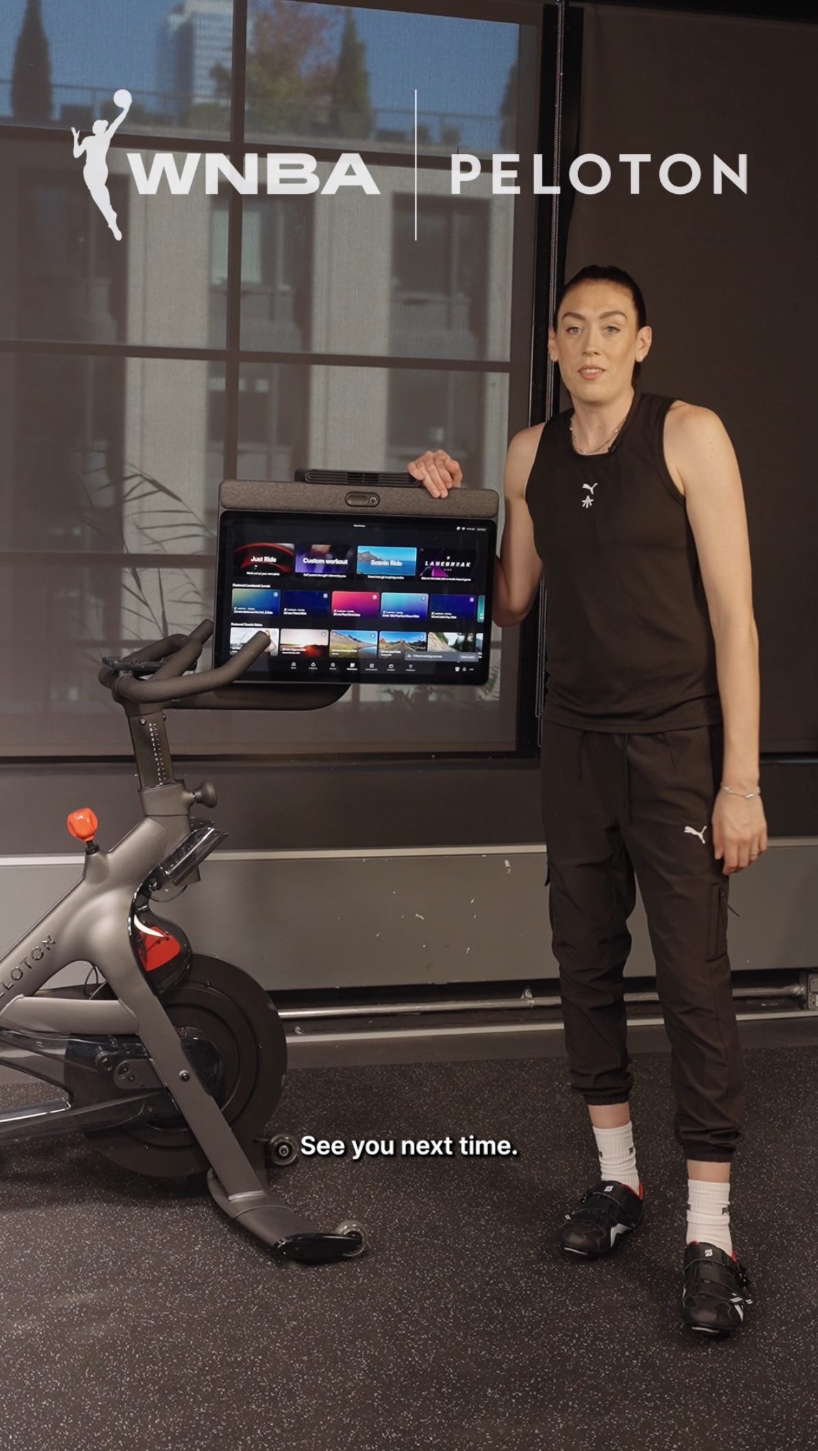 Instagram post by @breannastewart30 for Peloton. Caption reads: Petition to make the Stew York a thing 😂 
Check....