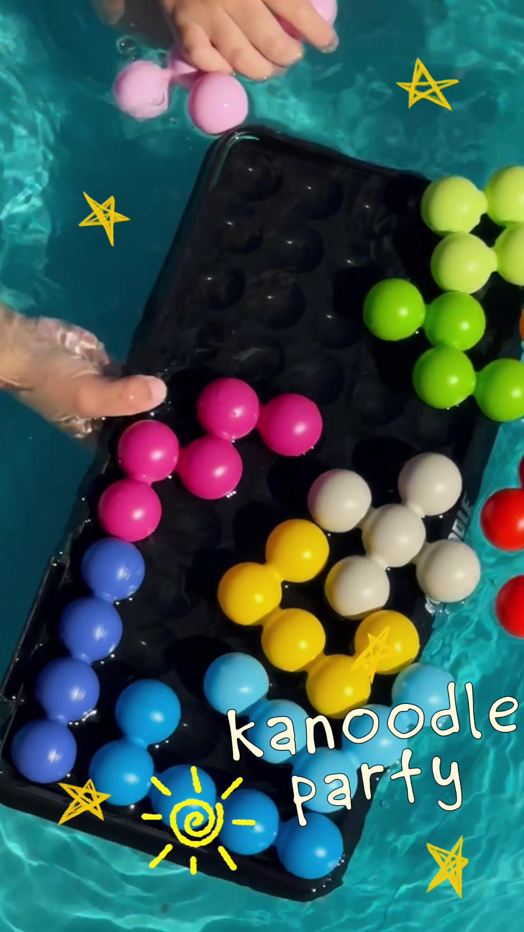 TikTok post by @homeschooling.in.scrubs for Educational Insights. Caption reads: [...] brain power. Kanoodle Party by @Educational....