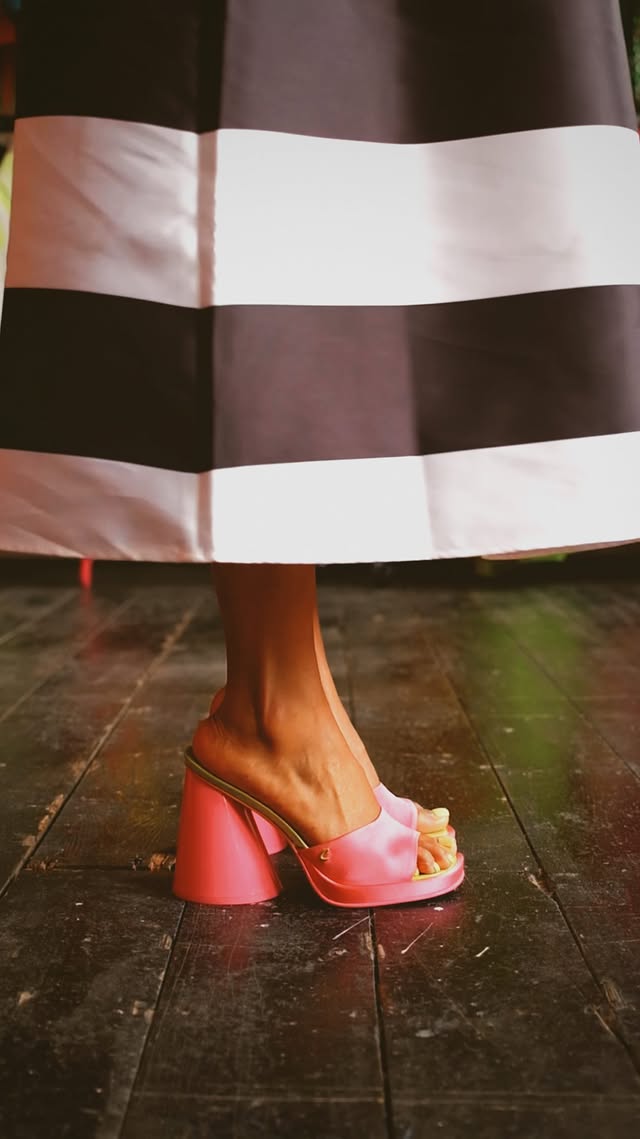 Instagram post by @alannanicolex for Loeffler Randall. Caption reads: [...] six | @anthropologieeu seven |....