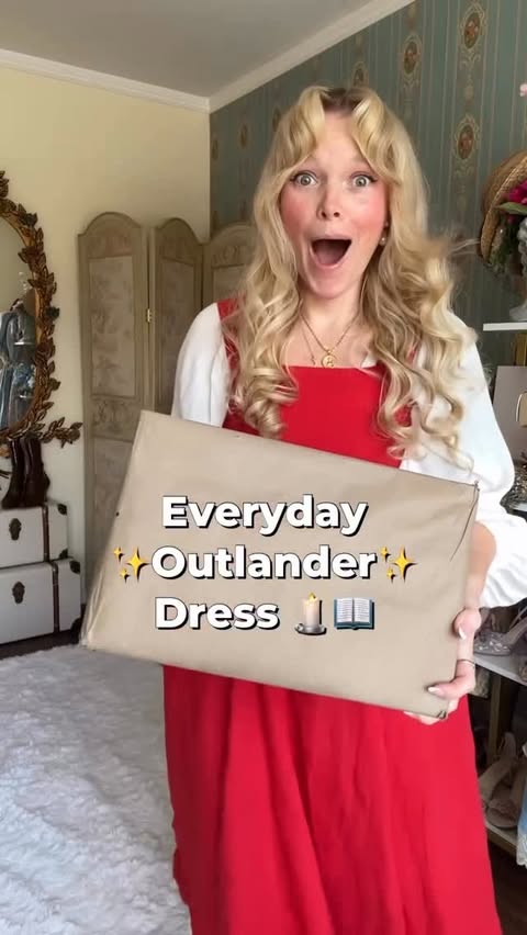 Instagram post by @outlander_stuff for Awe Inspired. Caption reads: Repost @travelmomoirs Outlander Autumn 🍂 > Hot....